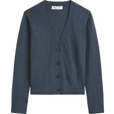 Linne Koftor Marc O'Polo Feinstrick-Cardigan Slim - Blau