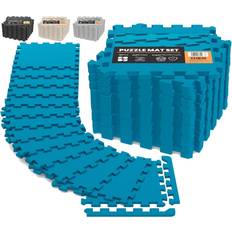 Bodenschutzmatte Fitness 30 x 30 x 1 cm Blau