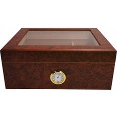 Humidors Germanus Cigar Humidor Desk I 50 Cigars Brown