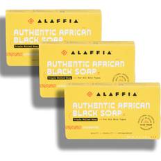 Alaffia African Black Soap Triple Milled 5 Oz Pack of 3
