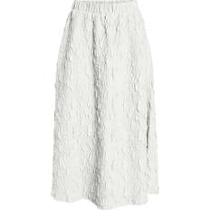 Vila Dam Kjolar Vila Visophia HW Volume Midi Skirt Kjolar Dam - Vit