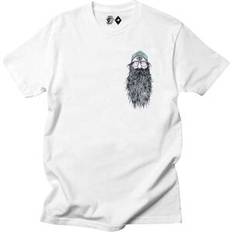 Moose Knuckles Men T-shirts Moose Knuckles Rum Beardy Man T-Shirt - White