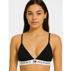 Tommy Hilfiger Bras Tommy Hilfiger Heritage Cotton RP Triangle Bra - Black
