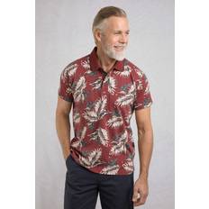 Weird Fish Polo Shirts Weird Fish Sarat Organic Cotton Printed Polo
