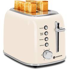 Aigostar Toaster 2 Slice Retro Wide Slot 800W