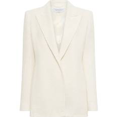 Silk Blazers Gabriela Hearst Mairi Silk Boucle Blazer - Ivory
