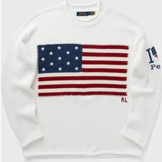 Polo Ralph Lauren Cotton Flag Sweater - White