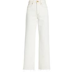 Slvrlake Women's Grace High-Rise Wide-Leg Jeans - Natural White