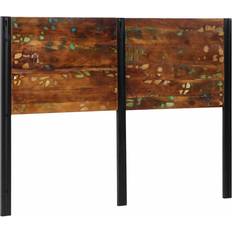 Beds & Mattresses Astoria Grand 180 cm Solid Wood Reclaimed And Iron 100cm H x 140cm W x 2cm D Headboard