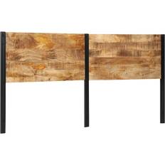 Beds & Mattresses Astoria Grand 120 cm Solid Wood Mango And Iron 100cm H x 200cm W x 2cm D Headboard