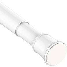 White Curtain Accessories Telescopic Curtain Rod Extendable 50-80 cm
