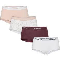 Pieces Underbukser Pieces Pclogo 4-pak Boxershorts