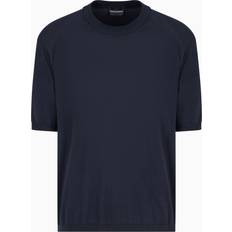 Silk Jumpers Emporio Armani Lyocell Blend Plain Knit Jumper