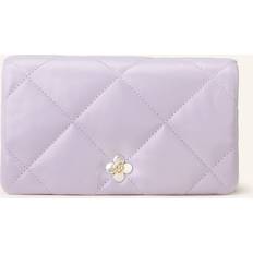 Tory Burch Tasker Tory Burch Kira Clover Diamond Quilt Chain Wallet - Purple