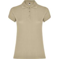 Beige - Women Polo Shirts Roly Womens Star Polo Shirt - Sand