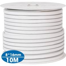 Greenzech 220V RGB Neon Flex Rope 8x16mm Waterproof LED Light Strip