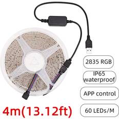 Greenzech USB LED Lights 1-5M 2835 RGB APP Control IP65 Waterproof TV Back Light Strip