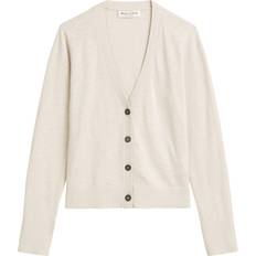 Marc O'Polo Dam Koftor Marc O'Polo Feinstrick Cardigan Slim - Grau
