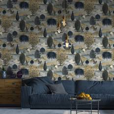 Wallpapers Marlow Home Co. Araceliz 10m x 53cm Matte Wallpaper Double Roll Ochre