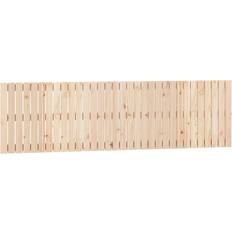 Beds & Mattresses Marlow Home Co. Wall 108 x 3 x 60 cm Solid Wood Pine Natural Headboard