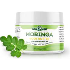 Pura Vida Moringa Oil Body Butter for Dry Skin with Vitamin A C and E