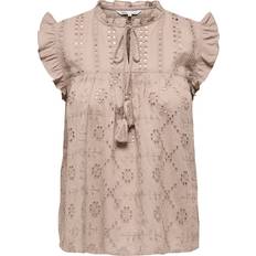 L Bluser Only Onlreva Top - Mokka