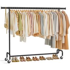 Silver Clothes Racks Rebrilliant On Wheels 110 Kg 45 x 162.9 cm Clothes Rack