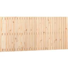 Beds & Mattresses Marlow Home Co. Wall 108 x 3 x 60 cm Solid Wood Pine Natural Headboard