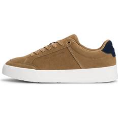 Skor Tommy Hilfiger Th Court Summer Suede Chunky Sole Trainers - Brun