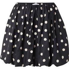 & Other Stories Skirts & Other Stories Puff Ball Skirt Mono Spot Print Black