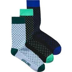 Jack & Jones Strømper Jack & Jones Chaussettes JACWALTER Bleu Marine/Bleu Clair/Vert