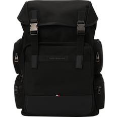 Tommy Hilfiger Ryggsäckar Tommy Hilfiger Toggle Cord Flap Backpack - Black