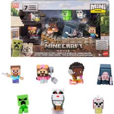 Minecraft Mini Mode Overworld Battle Pack with 7 Mini Action Figures