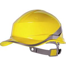 Deltaplus Hi-Vis Baseball PPE Safety Helmet - Yellow