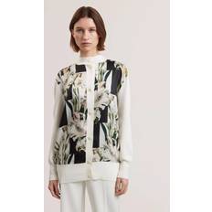 Ted Baker Cardigans Ted Baker Belviaa Print Front Cardigan - Multi
