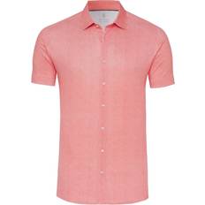DESOTO Short Sleeve Jersey Shirt - Coral Orange Pink