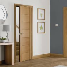 XL Joinery Internal Oak Pre-Finished Palermo 1981mm H x 533mm W x 35mm D Interior Door (x198.1cm)