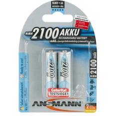 Ansmann Maxe NiMH Rechargeable AA Batteries 2100mAh 2 Pack