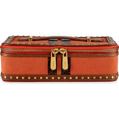 Jewelry Storage Wolf Ida Travel Zip Jewelry Case - Orange
