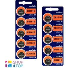 10 Murata CR1616 Lithium Sony Batteries 3V 60 mAh Cell Coin Button