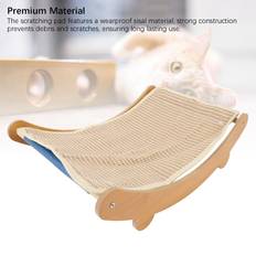 Cat Aesthetic Cat Scratch Bed Lounge Wooden Sisal