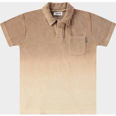 Ekologiska Pikétröjor Barnkläder Molo Boy's Randel Organic Cotton Short-Sleeve Polo Shirt - Sandalwood