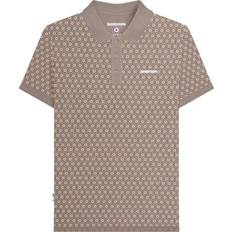 Lambretta Polo Shirts Lambretta Mens AW24 Geometric Polo Shirt