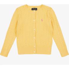 Ralph Lauren Cardigans Ralph Lauren Cable Knit Cotton Cardigan - Yellow