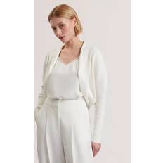Ted Baker Cardigans Ted Baker Erhan Sculptured Rib Cardigan - White