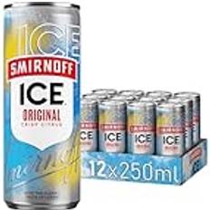 Ice Premium Vodka Erfrischendes Zitronen-Mixgetränk 12 Dosen x 250 ml