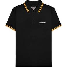 Lambretta Polo Shirts Lambretta SS25 Poloshirtfür Herren - Schwarz/Gold