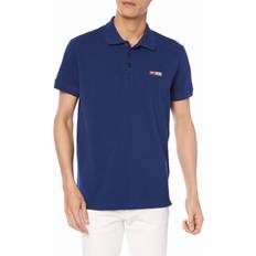 Diesel Men Polo Shirts Diesel T-Weet-Split Mens Polo T Shirt Golf Tee - Navy Blue