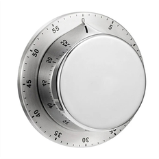 Steel Kitchen Timers Jojomino Mechanical Manual Stainless Steel with Magnetic Silver Kitchen Timer