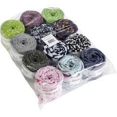 Baby Zpagetti Yarn Set 12 Skeins-Print Mix ZP003-PRINT